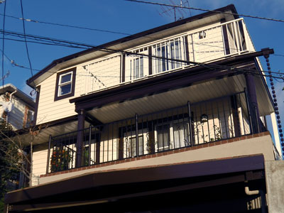 横浜市中区　屋根カバー　外壁塗装　完工